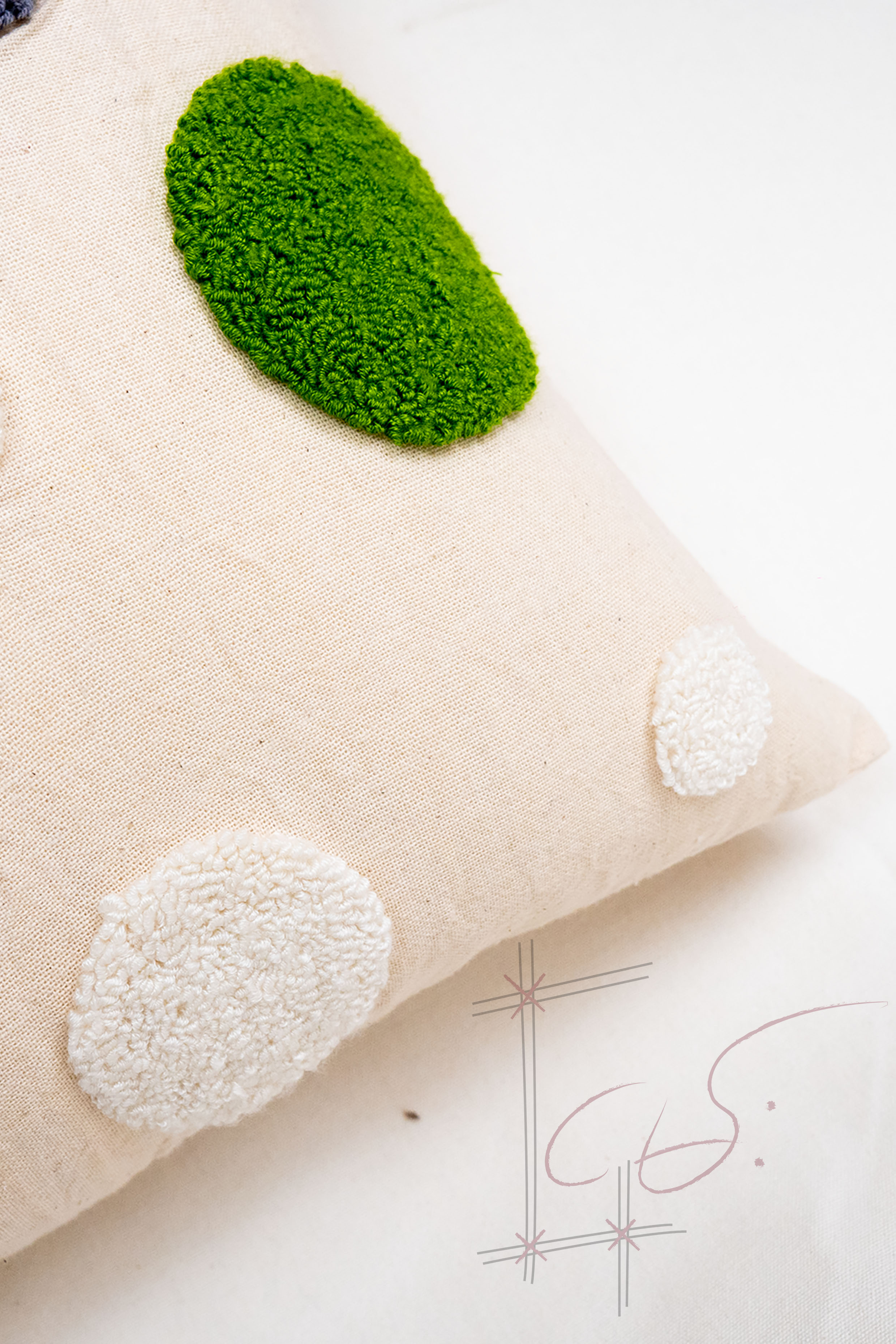 Mossy Dot Cushion