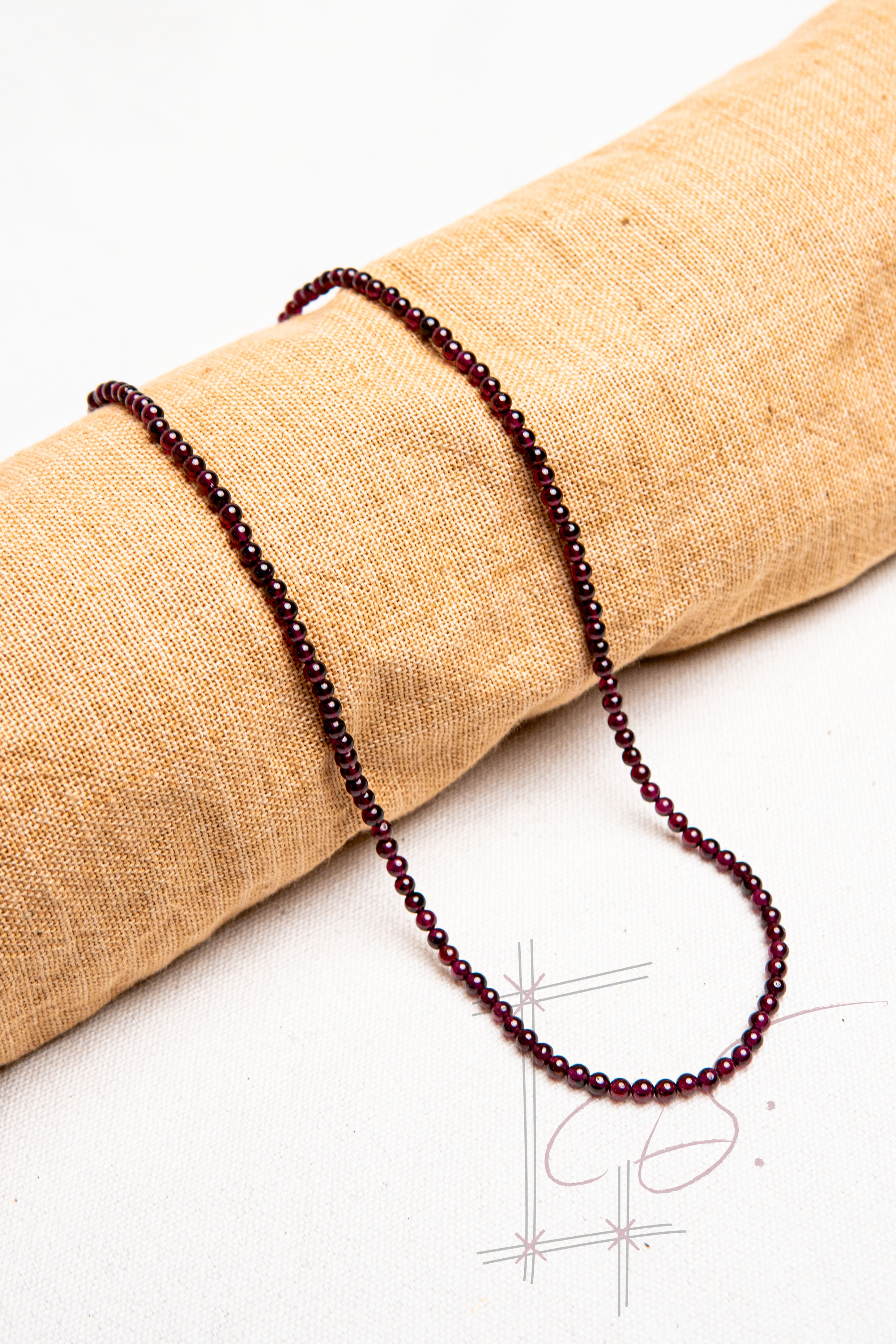 Garnet Jewellery Necklace