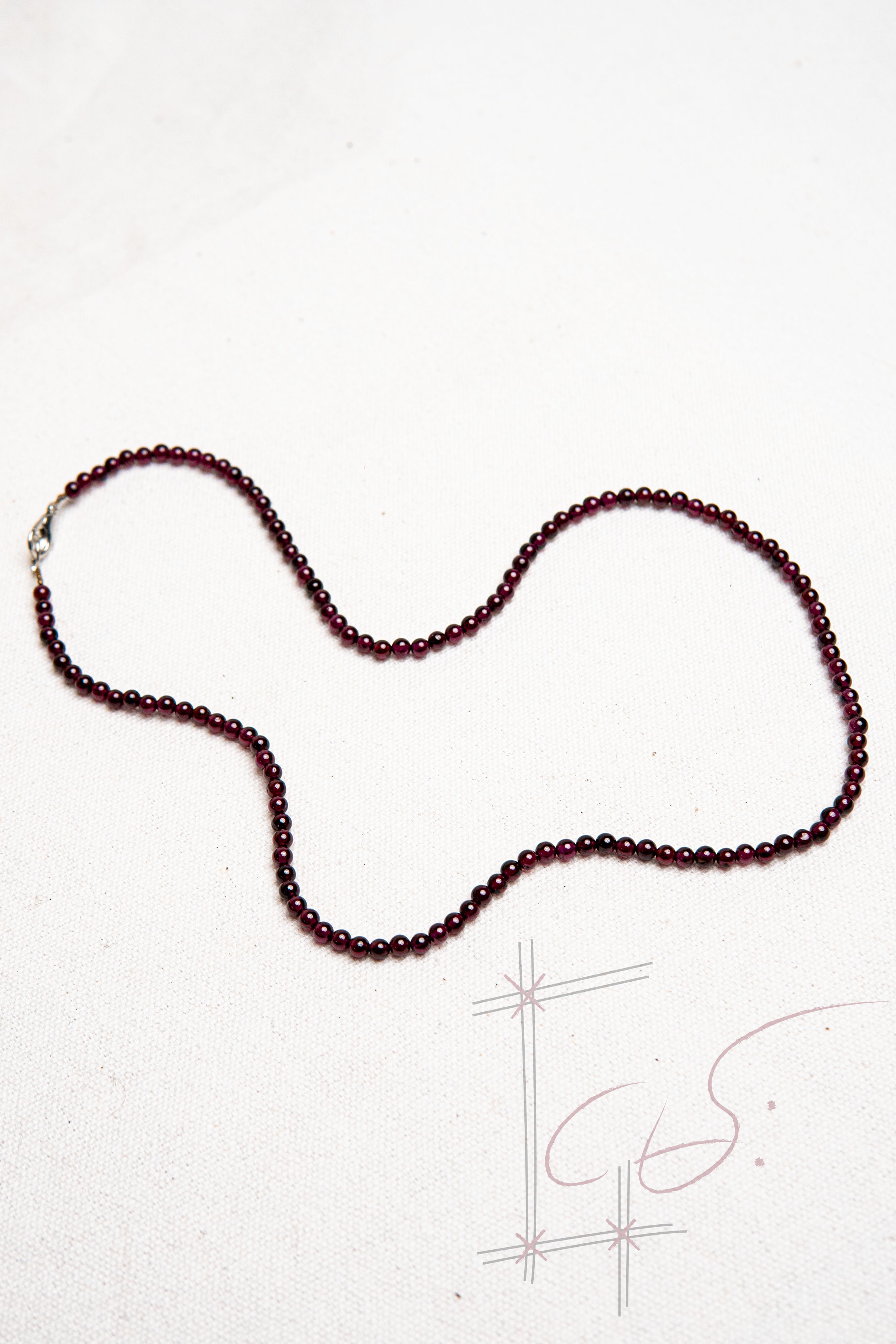 Garnet Jewellery Necklace