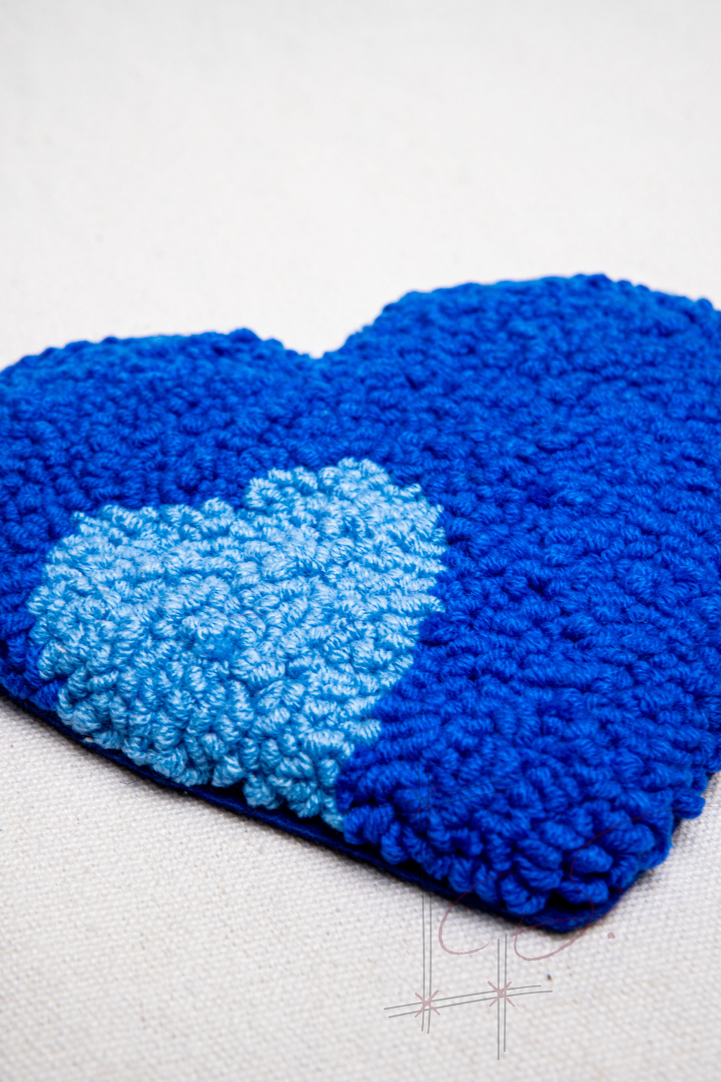 A Flower Heart Coaster V.1